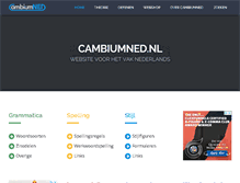 Tablet Screenshot of cambiumned.nl
